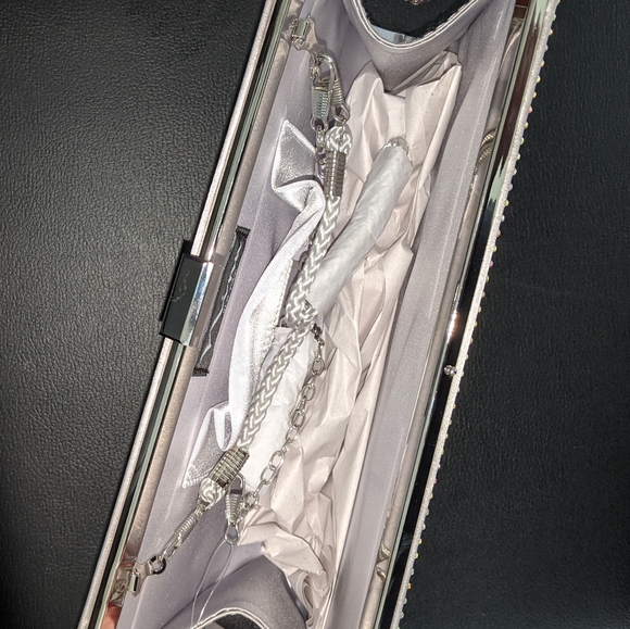 Nina Rhinestone Clutch - Picture 3 of 6